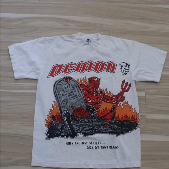 Shirts | Warren Lotas White Demon Tea Dodge Collaberation | Poshmark